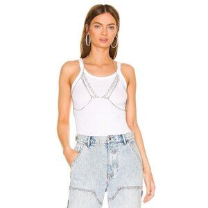 Ettika Bra Top Silver Womens Size OS